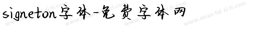 signeton字体字体转换