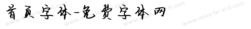 首页字体字体转换