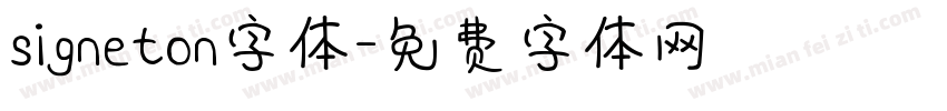 signeton字体字体转换