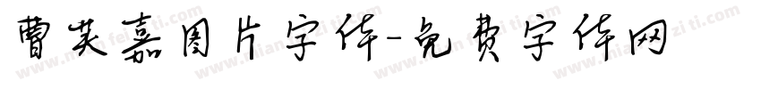 曹芙嘉图片字体字体转换