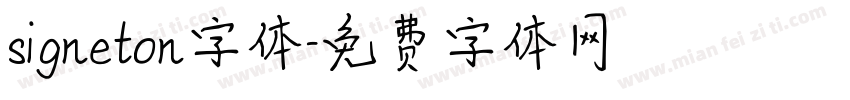 signeton字体字体转换