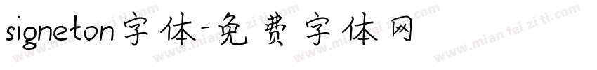 signeton字体字体转换