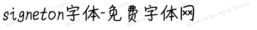 signeton字体字体转换