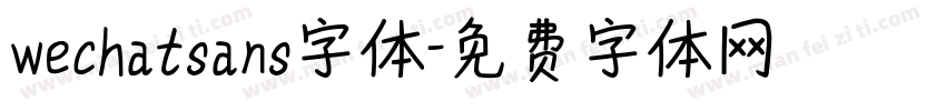 wechatsans字体字体转换