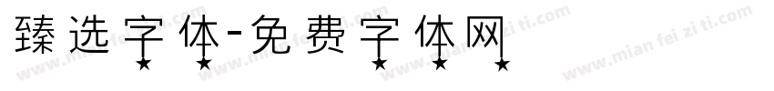 臻选字体字体转换