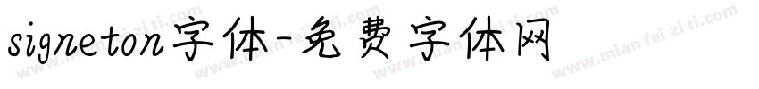 signeton字体字体转换