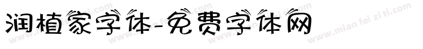 润植家字体字体转换