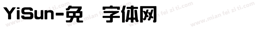 YiSun字体转换