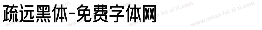 疏远黑体字体转换