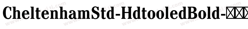 CheltenhamStd-HdtooledBold字体转换