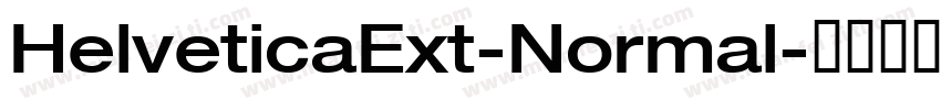 HelveticaExt-Normal字体转换