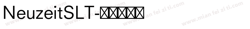 NeuzeitSLT字体转换