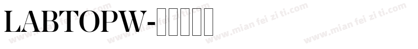 LABTOPW字体转换