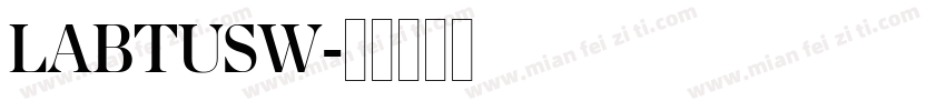 LABTUSW字体转换