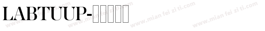 LABTUUP字体转换