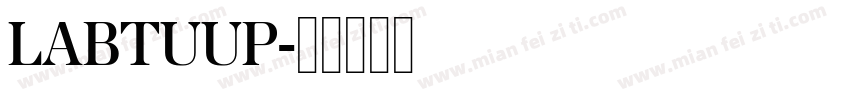 LABTUUP字体转换