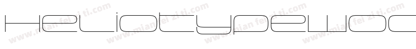 HeliotypeW00字体转换