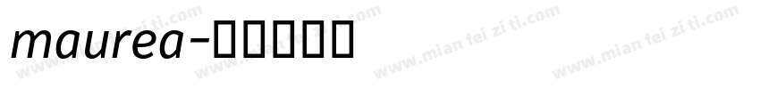 maurea字体转换