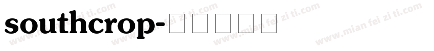 southcrop字体转换