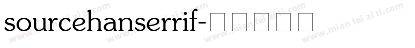 sourcehanserrif字体转换