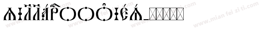 Zillaroonies字体转换