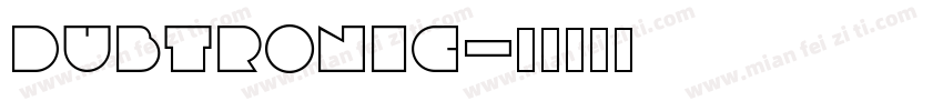 dubtronic字体转换