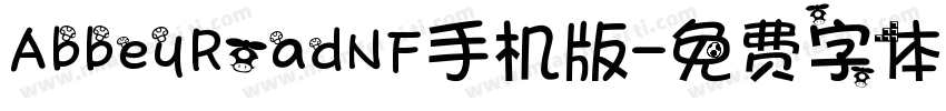 AbbeyRoadNF手机版字体转换