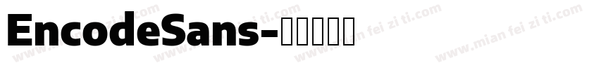 EncodeSans字体转换