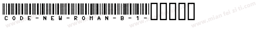 Code-New-Roman-b-1字体转换