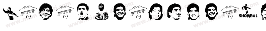 MaradonaSignature-DO字体转换