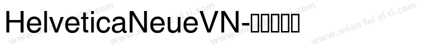 HelveticaNeueVN字体转换