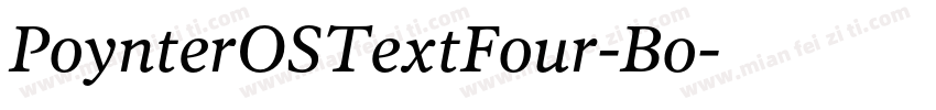 PoynterOSTextFour-Bo字体转换