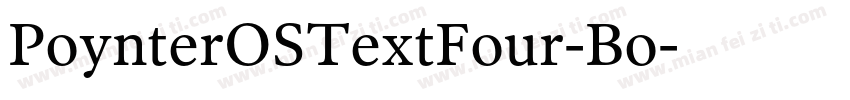 PoynterOSTextFour-Bo字体转换