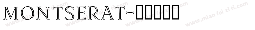 montserat字体转换