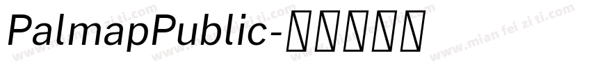 PalmapPublic字体转换