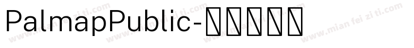 PalmapPublic字体转换