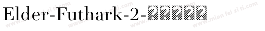 Elder-Futhark-2字体转换