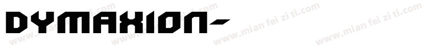 DYMAXION字体转换