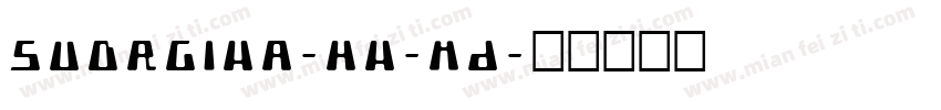 SUDRGIWA-HW-Md字体转换