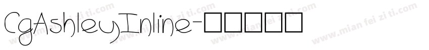 CgAshleyInline字体转换