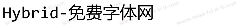 Hybrid字体转换