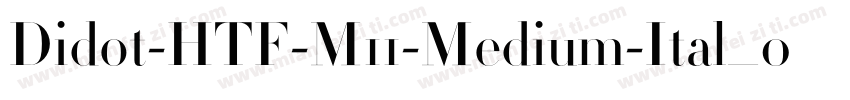 Didot-HTF-M11-Medium-Ital_0手机版字体转换