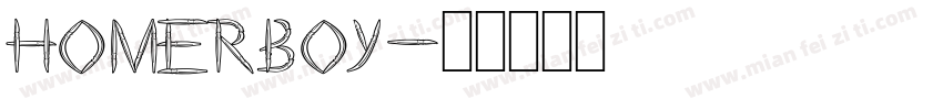 HomerBoy字体转换