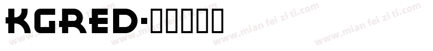 kgred字体转换