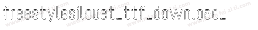 freestylesilouet_ttf_download_by_protofonts_2_生成器字体转换