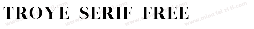 Troye-Serif-Free-2字体转换