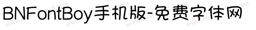 BNFontBoy手机版字体转换