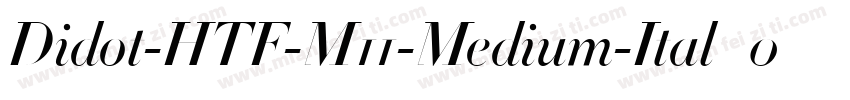 Didot-HTF-M11-Medium-Ital_0手机版字体转换