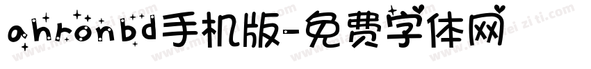 ahronbd手机版字体转换