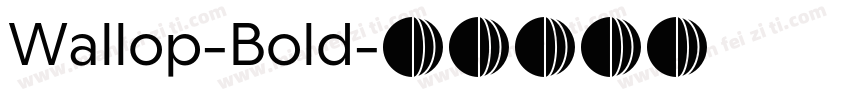 Wallop-Bold字体转换